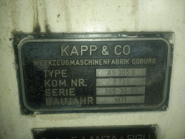 Hob Sharpener Kapp AST 305B - Image 2