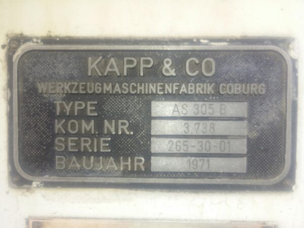 Hob Sharpener Kapp AST 305B - Image 15