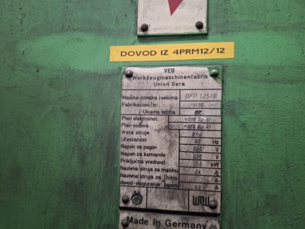 Floor borer UNION BFP 125 - Image 3