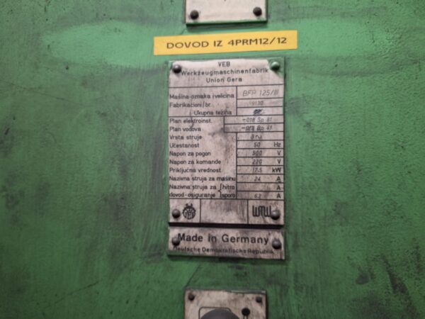 Floor borer UNION BFP 125 - Image 6
