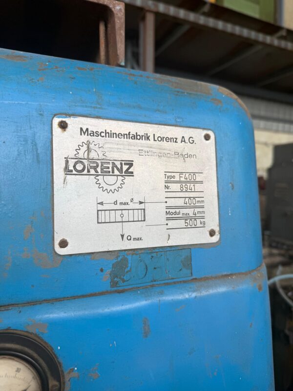 Lorenz f400 Gear Hobbing - Image 2